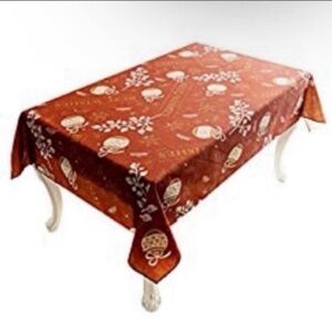 New “Best Wishes” Christmas Ornament Rectangular Table Cover